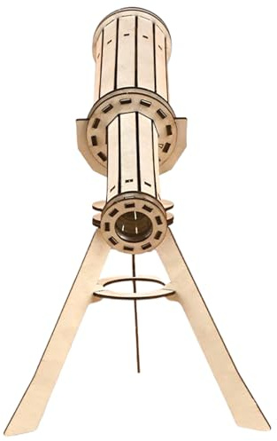 Scientific Experiments for - Wooden Telescope Educational Toy for Astronomy - Astronomical Scientific Experimentation Box for Girls Boys Teachers School
