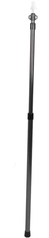 ShanQuilyx Retractable Canopy Pole, Telescoping Tarp Pole for Camping, Ultra Light Aluminum Alloy Extendable Tent Pole with Adjustable Length for Outdoor Awnings and Shelters (Black)