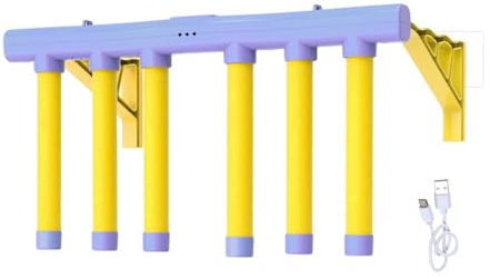 Fångspel med fallande stavar | 3-växlad justerbar rolig USB-uppladdningsbar festleksak | stickspel – för födelsedagar, fester, vardagsrum, halloween, trädgårdar, inomhus, skolor,