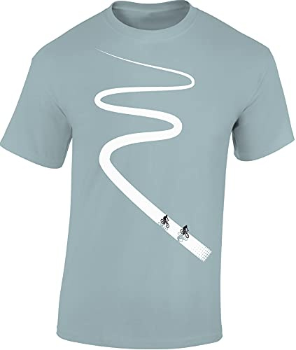 Camiseta: ciclismo – Regalo para hombre y mujer hombre hombre mujer niño niña – Ciclismo bicicleta de montaña MTB BMX Biker bicicleta de carreras Tour Outdoor Sport Fixie E-Bike ciclistas