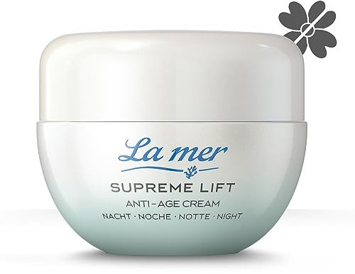 La mer Supreme Lift Anti-Age Cream Nacht - Verbesserte Rezeptur und neuer Look - Regenerierende Nachtcreme - Mit straffender und glättender Wirkung - Reduziert Faltentiefe und stärkt die Haut - 50 ml
