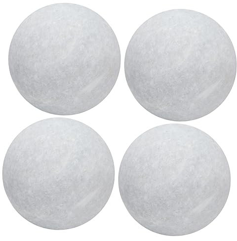 GALPADA Naturelles Glaçons Réutilisables en Marbre Refroidissement des Boissons Lot de 4 Pièces Rafraîchissent sans Dilution pour Whisky Bourbon Vodka Maison ou Bar