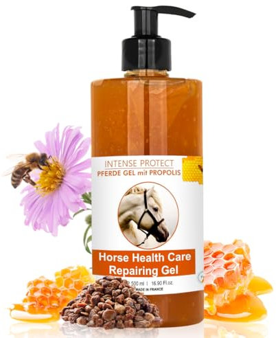 bleumarine Bretania Pferdebalsam Pferd Propolis Gel Propolis tinktur Salbe Muskle Für irritierte, gerötete Haut oder für Hautekzeme, 500 ml