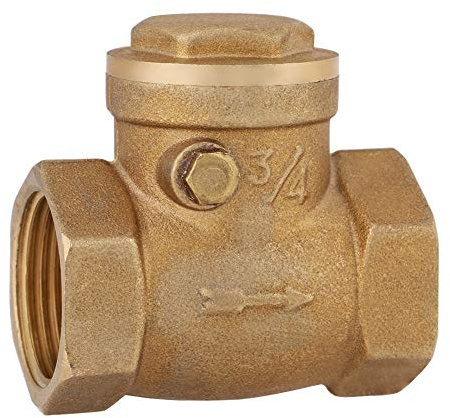 Duokon Valvola di Non Ritorno DN20 Filettatura Femmina Ottone Valvola di Non Ritorno a Battente 232PSI Previene Il riflusso dell'Acqua