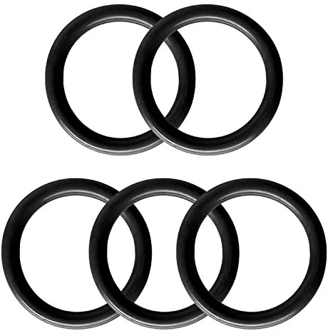 Othmro 10 Pcs Rubber O-Rings, Nitrile Rubber Washers Seal O Rings 45mm OD 37mm ID 4mm Width, Sealing Gasket for Taps, Plumbing