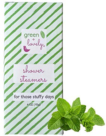 Shower Steamer, Eucalyptus Mint Shower Bomb, Cold and Sinus Relief, Natural Menthol Vapors.