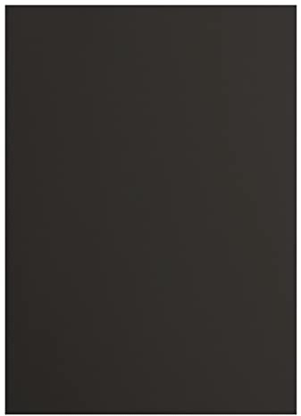 Florence Cardstock Kartong Svart, Hantverkspapper A4, för Korttillverkning 100x, Scrapbook Papper för Pappershantverk, Inbjudningar och Vykort, Pyssel Slätt