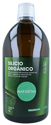 Silicio orgánico 1L Naturitas Essentials | Fortalecedor | Anti-age natural | Regenerador de colágeno y elastina | ​Complemento alimenticio