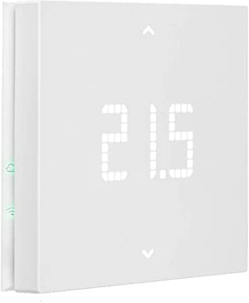 Vimar 02913 Termostato 4G LTE da parete, controllo locale e remoto da App View, riscaldamento e condizionamento in modalità ON/OFF e PID, standard Bluetooth, retroilluminazione LED