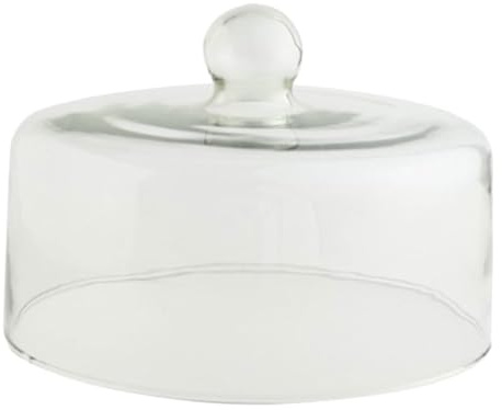 SOLUSTRE Cubierta Transparente de Vidrio Resistente para Alimentos y Snacks, Funda Protectora Anti Polvo para Pasteles y Tartas Hogar