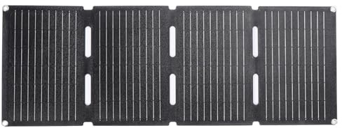 TOPINCN Solpanelsladdare, 40W Bärbar Hopfällbar Solarladdare med 4 Vikbar Design, Solpaneler för Smartphones Tabletter Camping Vandring