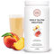 pretty woman® Daily Glow Eiweiss Protein Pulver für Frauen „Peachy Buttermilk“ 420 g/Low Carb Shake mit Vitaminen & Mineralien, Biotin & Folsäure - nur 0,5g Zucker pro Portion