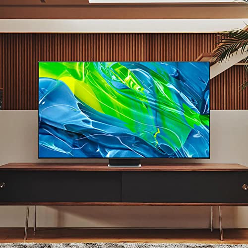 Samsung TV OLED QE65S95BATXZT Smart TV 65” Serie S95B, OLED, Alexa e Google Assistant Integrata, 2022, HDMI 2.1, DVB-T2, Argento (Eclipse Silver)