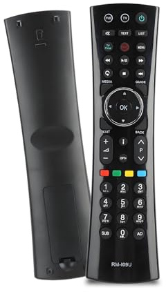 Humax Rm-109u Remote, 46 Keys Television Remote Control Control Original for Humax RM‑I09U / HDR‑2000T PVR Te Freesat Replacement ABS Replacement