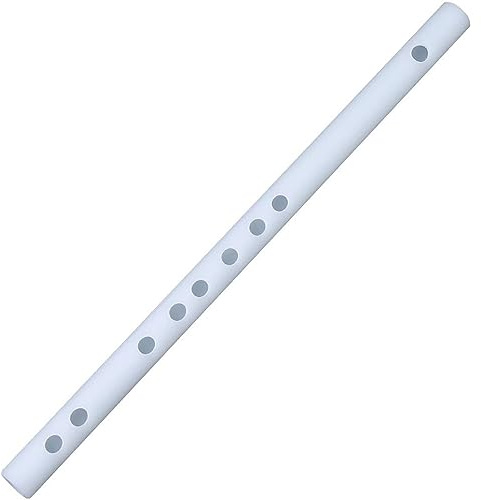 BBAUER flute a bec flute irlandaise flute enfantFlûte horizontale imitation jade blanc de style ancien, flûte sans film pour étudiants, adultes et novices(Color:KEY F)
