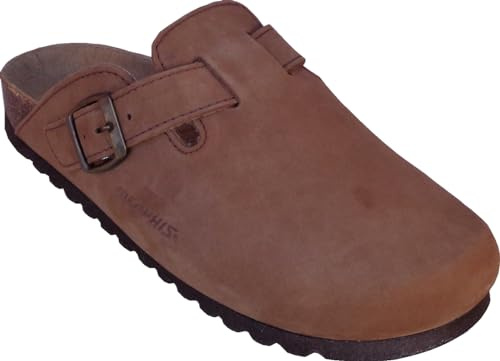 BIO Menphis Sandalo donna chiuso in punta e con suola in Sughero 863 - Leggero e Confortevole - AVANA 39