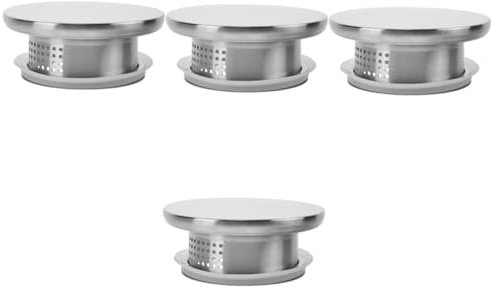 SOLUSTRE 4pcs Replacement Lid Stopper for Water Jug Bistro Pitcher Dual Pouring Spouts Stainless Steel Water Pitcher Lid for Kitchen Jug Cover
