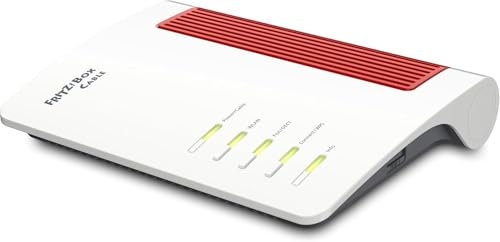FRITZBox 6660 Cable (DOCSIS-3.1-Kabelmodem, 2x2 WLAN AX (Wi-Fi 6) mit 2.400 MBit/s (5 GHz) und 600 MBit/s (2,4 GHz), 1 x 2,5 Gigabit-LAN-Port)