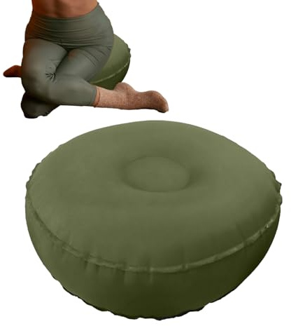 Cojín de Yoga, Cojín de Meditación Yoga Portátil para Suelo, Asiento Antideslizante para Ejercicio de Relajación Hombre Mujer Adultos Interior Exterior Jardín Gimnasio Sala