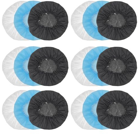UTHCLO Copricuscini Auricolari Non Tessuto 300 Pezzi Coperture Protettive Over-Ear Traspiranti per Cuffie da Gioco Palestra e Corsa Sostituzione Igienica per Padiglioni 10-12 CM
