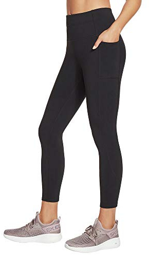 Skechers Go Walk High Waisted 7/8 Legging W03LG31B-BLK, Womens Leggings, Black, XS EU