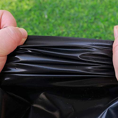 WZYX Black Fish Ponds Liners 3x3m 3x4m 3x5m 4x8m 5x5m 6x6m 6x8m 8x8m Waterproof Liner Heavy Duty Preformed Pond Skins Easy Cutting