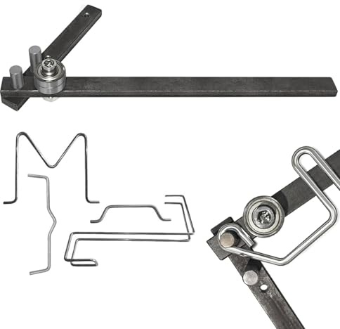 Singring Manual Rod Bender Mini Tubing Bender Hand Rebar Bender Desktop Workbench Bending Tool for Bending of 1/4 Pipe