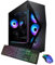 iBUYPOWER Slate 8 MESH SMA7R78XT02 Ordinateur de bureau avec processeur AMD Ryzen 7 9700X, AMD Radeon RX 7800XT 16 Go GPU, 32 Go DDR5 non RVB 5200 MHz RAM (16 x 2), SSD NVMe 1 To, WiFi Ready, Windows