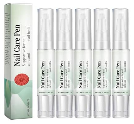 5 Stück Nail Care Pen, Mit Teebaumöl, Aloe Vera & Vitamin E, Nail Care Pen Für Gepflegte Fingernägel & Fußnägel(5)