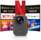 [Netflix Zertifiziert] Formovie Xming Episode One, Beamer Projektor mit WiFi Bluetooth, Netflix Google TV Integriert, 1080P 4K Unterstützt Smart Projector, Dolby Audio für Heimkino, Outdoor Tragbar