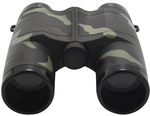 Jumelles. Jumelles for Enfant avec Objectif 4X 31 mm et Motif Camouflage + dragonne Observation des Oiseaux