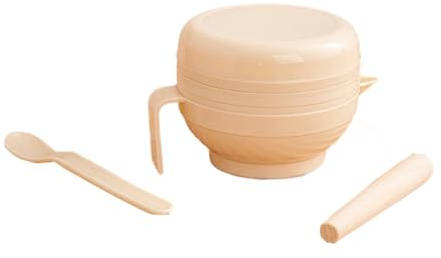 ABS Infant Nutrition Grinder Bowl Smooth Shape and Rapid Crush Function Compact Baby Food Grinder for Meals Baby Food Preparation Set