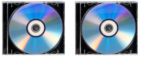 Operitacx Discos CD-r Vírgenes Grabables 2 Unidades con Estuche, Discos DVD Grabables para Música y Grabación Telefónica, Almacenamiento de Alta Capacidad, Compatible con Grabadoras DVD/CD,