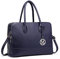 Miss Lulu Aktentasche Handtasche 13 Zoll Laptoptasche Arbeitstasche Schultertasche Messenger Bag Retro Elegant Damen