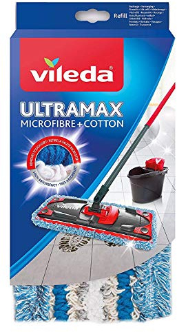 Vileda - Custodia Micro & Cotone per Scopa Piatto - Ultramax - Set di 2