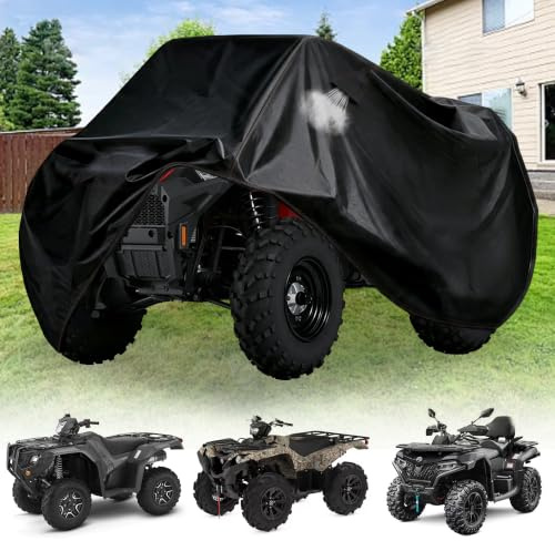 YONQIFON - Funda para ATV, quad de 4 ruedas, grande XL, impermeable, para 2 plazas, resistente, 420D, para determinados modelos de vehículo, para todo tipo de condiciones meteorológicas