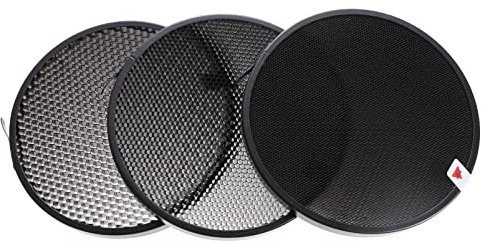 BELLIFFY Grille Nid d'abeille pour Flash Photographie Diffuseur De Lumière Précis Système De Fixation Rapide
