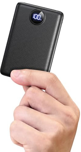 Power Bank Fast Charging 10000mAh, 22.5W Portable Charger(USB-C Input & Output), PD 3.0 QC 3.0 External Mobile Phone Battery with LED Display, Compatible with iPhone 16 15 14 13 12 Pro Max and More