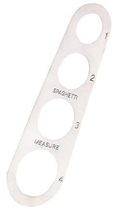 Holibanna 4agujeros Regla Espaguetis Medidor Porciones Pasta Dispositivo Cocina Utensilio Medición