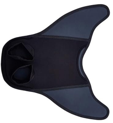 FVPKYUR 41×37CM Schwimmtrainingsflosse, Schwimmflosse, Kreative Meerjungfrau Schwimmflossen, Professionelle Monoflosse, Meerjungfrau Design Schwimmen Tauchen Monoflosse Flossen Für Erwachsene, Tauchen