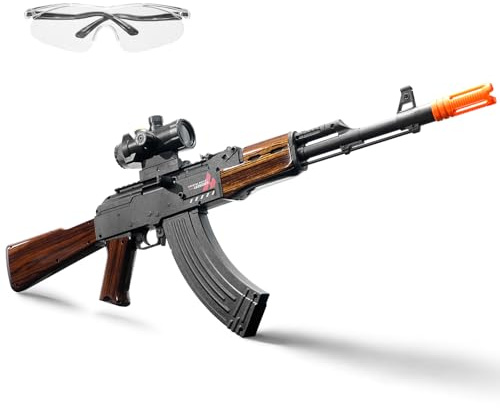 Automatic Blaster Nylon Body, Foam Blaster, Outdoor Shooting Acitivity, Age 18+ (Brown)