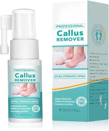 Professional Callus Remover Extra Strength Spray, Foot Callus Removal Spray, Foot Peeling Spray for Remove Dead Skin and Calluses on Feet