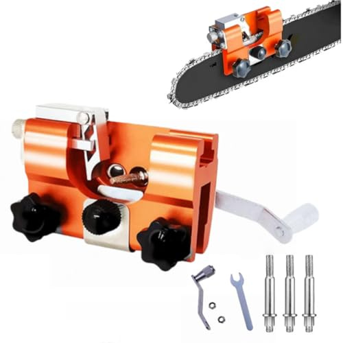 ProfiSaw Chain Sharpener Chainsaw Sharpener The Precise Universal Sharpener for All Chainsaws with Angle Guide and Robust Stainless Steel