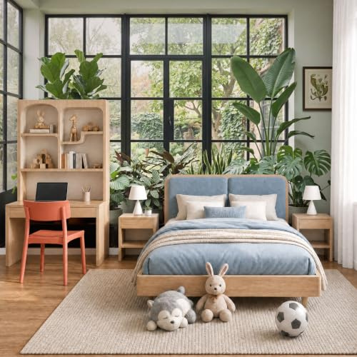 Papel Pintado 3D Paisaje Vegetal Natural Ventana De Invernadero Sencilla 250X175Cm Verde Xxl Fotomurales Tejido No Tejido Murales Decorativos Pared Papel Tapiz Moderna Dormitorio Para La Sala