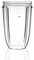 Gekufa - Vaso de repuesto de 680.4 g compatible con la licuadora NutriBullet 600 W Pro 900 W NB-101S NB-201, pieza de repuesto para licuadora (1 unidad)