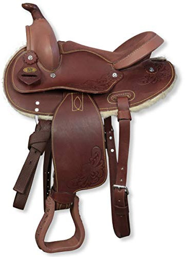Silver Horse Sella Pony Western Wyoming Marrone 13