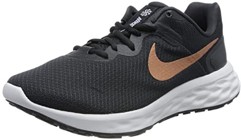 Nike Damen Revolution 6 Next Nature Sneaker, Dk Smoke Grey Metallic Copper, 38 EU