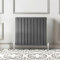 Go Bathrooms Pinta Horizontal Grey Radiator 600 x 680mm Flat Panel Horizontal Anthracite Double Wall Mounted Slim Designer Radiator