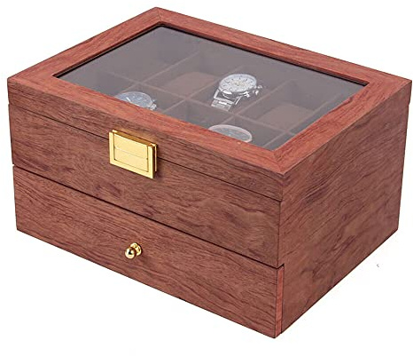 TaNeHaKi - Caja para relojes de madera para 20 relojes