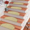 Snapstyle Natur Sisal Stufenmatte Halbrund Einfarbig, Größe/Ausführung/Menge:24x65 cm (halbrund) 15 Stck., Farbe:Grün